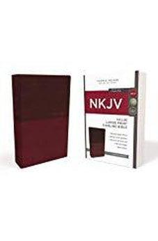 NKJV, Value Thinline Bible, Large Print, Leathersoft, Burgundy, Red Letter Edition, Comfort Print: Holy Bible, New King James Version 9780718075606