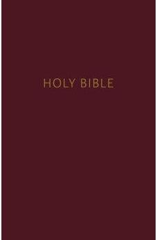 NKJV, Pew Bible, Large Print, Hardcover, Burgundy, Red Letter Edition, Comfort Print 9780718095635