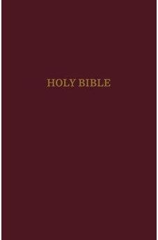 KJV, Gift and Award Bible, Leather-Look, Burgundy, Red Letter Edition, Comfort Print 9780718097875