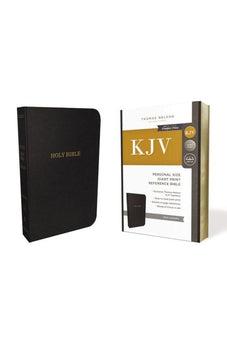 KJV, Reference Bible, Personal Size Giant Print, Leather-Look, Black, Red Letter Edition, Comfort Print