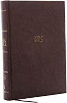 KJV, Open Bible, Hardcover, Brown, Red Letter Edition, Comfort Print 9780785222842