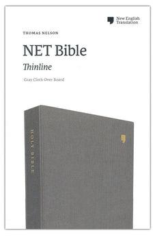 NET Bible, Thinline, Cloth over Board, Gray