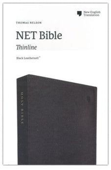 NET Bible, Thinline, Leathersoft, Black, Comfort Print