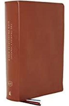 KJV Charles F. Stanley Life Principles Bible, 2nd Edition, Genuine Leather, Brown, Thumb Indexed, Comfort Print 9780785225546
