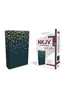 NKJV, Thinline Bible Youth Edition, Leathersoft, Blue, Red Letter Edition, Comfort Print