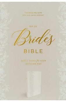 NKJV, Bride's Bible, Leathersoft, White, Red Letter Edition, Comfort Print