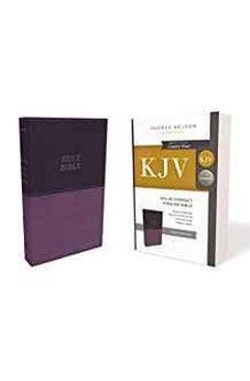 KJV, Value Thinline Bible, Compact, Leathersoft, Purple, Red Letter Edition, Comfort Print