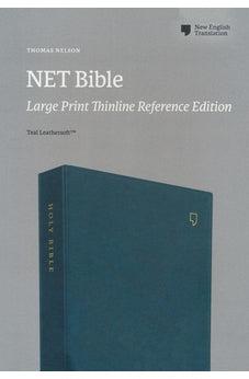 NET Bible, Thinline Reference, Large Print, Leathersoft, Teal, Comfort Print