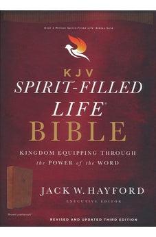 KJV Spirit-Filled Life Bible, Third Edition, Leathersoft, Brown, Red Letter, Comfort Print