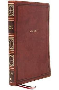 KJV, Thinline Bible, Giant Print, Leathersoft, Brown, Red Letter, Comfort Print: Holy Bible, King James Version