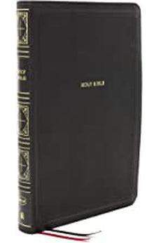 NKJV Thinline Bible, Giant Print, Leathersoft, Black, Thumb Indexed, Red Letter, Comfort Print