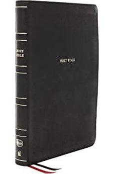 NKJV Thinline Reference Bible, Leathersoft, Black, Red Letter