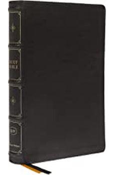 KJV Large Print Verse-by-Verse Reference Bible, Maclaren Series, Leathersoft, Black, Comfort Print