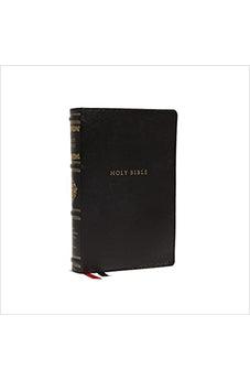 NKJV Personal Size Reference Bible, Sovereign Collection, Genuine Leather, Black, Red Letter, Comfort Print