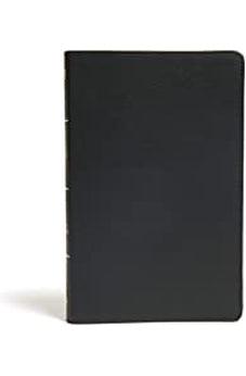 KJV Ultrathin Reference Bible Black Genuine Leather Indexed 9781087702674