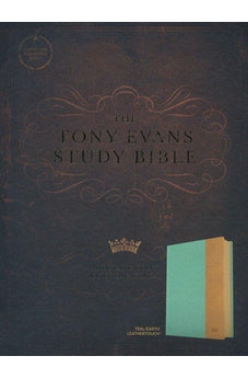 CSB Tony Evans Study Bible, Teal/Earth LeatherTouch, Black Letter
