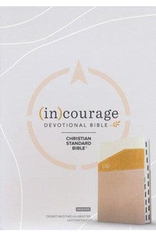 CSB (in)courage Devotional Bible Desert/Mustard/Alabaster LeatherTouch, Indexed