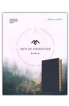 CSB Men of Character Bible, Black LeatherTouch, Indexed