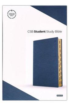 CSB Student Study Bible, Navy Leathertouch Indexed