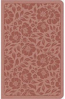 KJV Personal Size Bible, Rose Gold LeatherTouch