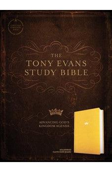 CSB Tony Evans Study Bible, Hardcover, Black Letter, Study Notes and Commentary, Articles, Videos, Ribbon Marker, Sewn Binding, Easy-to-Read Bible Serif Type