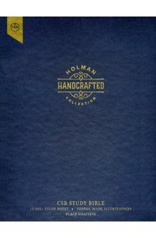 CSB Study Bible, Holman Handcrafted Collection, Premium Black Goatskin: Faithful and True