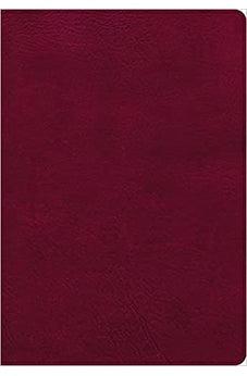NASB Super Giant Print Reference Bible, Burgundy LeatherTouch