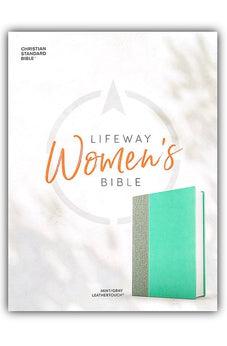 CSB Lifeway Women's Bible, Gray/Mint LeatherTouch