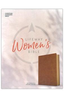 CSB Lifeway Women's Bible, Butterscotch Genuine Leather