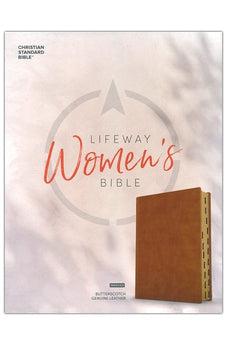 CSB Lifeway Women's Bible, Butterscotch Genuine Leather, Indexed