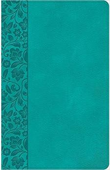 NASB Large Print Personal Size Reference Bible, Teal LeatherTouch, Indexed