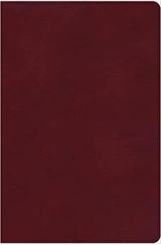 NASB Giant Print Reference Bible, Burgundy LeatherTouch