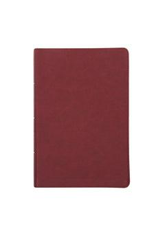 NASB Giant Print Reference Bible, Burgundy LeatherTouch, Indexed, Red Letter, Presentation Page, Cross-References, Full-Color Maps, Easy-to-Read Bible Karmina Type