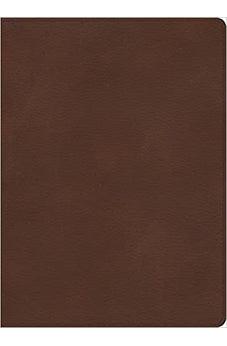 KJV Single-Column Wide-Margin Bible, Brown LeatherTouch