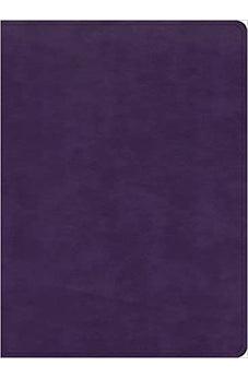 KJV Full-Color Study Bible--soft leather-look, plum