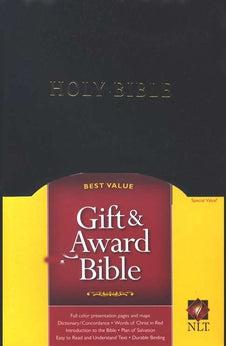 NLT Gift & Award Bible Black Imitation Leather