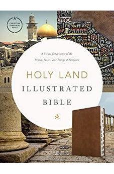 CSB Holy Land Illustrated Bible British Tan LeatherTouch Indexed 9781430070436