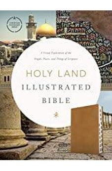 CSB Holy Land Illustrated Bible, Ginger LeatherTouch, Indexed, Black Letter