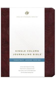 ESV Single Column Journaling Bible (TruTone, Chestnut, Leaves Design)