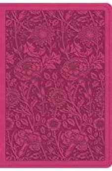 ESV Large Print Compact Bible (TruTone, Berry, Floral Design) 9781433545771