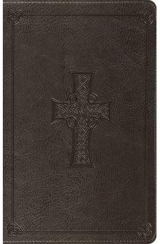 ESV Value Thinline Bible (TruTone, Charcoal, Celtic Cross Design)