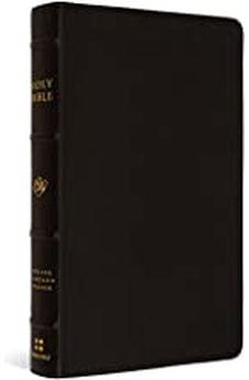 ESV Thinline Bible (Buffalo Leather, Deep Brown)