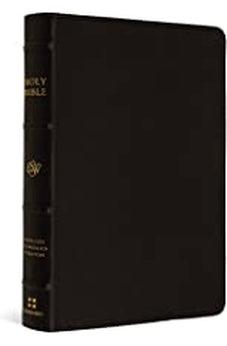 ESV Large Print Compact Bible (Buffalo Leather, Deep Brown)