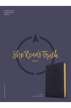 CSB She Reads Truth Bible, Navy LeatherTouch 9781433613821