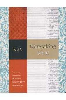 KJV Notetaking Bible, Blue Floral 9781433645594