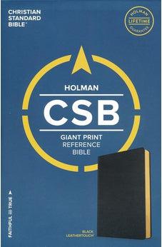 CSB Giant Print Reference Bible, Black LeatherTouch 9781433647956