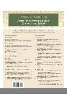 Charts for Intermediate Greek Grammar and Syntax: A Quick Reference Guide to Going Deeper with New Testament Greek
