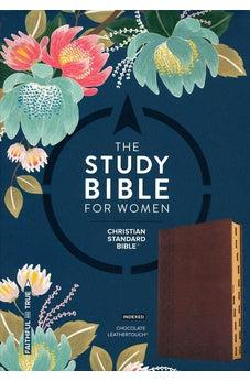 The CSB Study Bible For Women, Chocolate LeatherTouch, Indexed 9781433651328