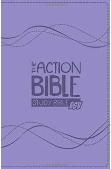 Image of The Action Bible Study Bible ESV (Lavender) 9781434709080