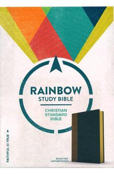 CSB Rainbow Study Bible, Black/Tan LeatherTouch 9781462741878